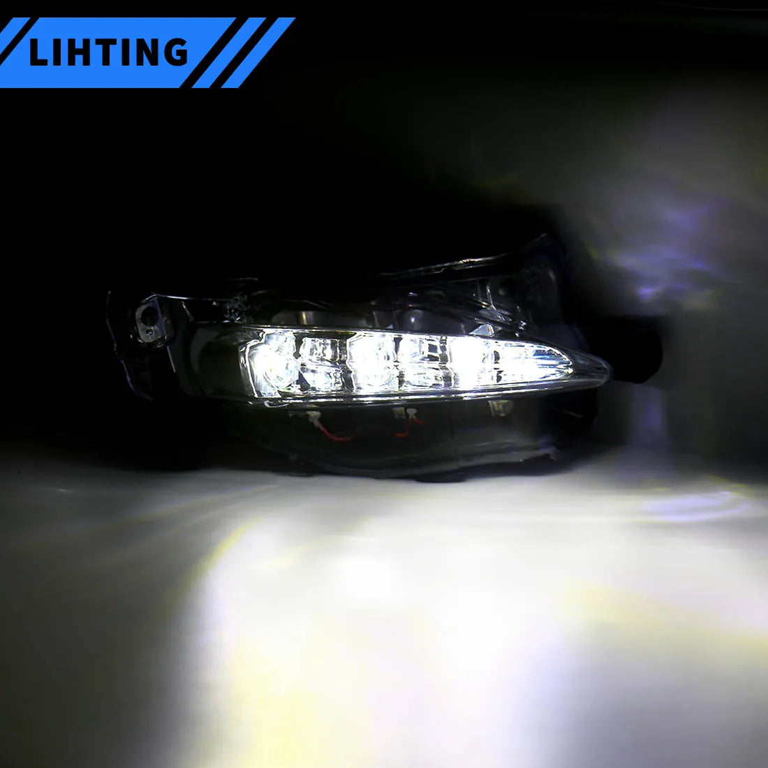 LED DRL Fog Lamp For Toyota Corolla LE/XLE 2017 2018 2019 Daytime Running Lights Bumper Dr | AUTOKITSHOP