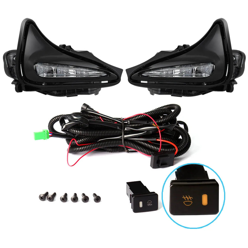 LED DRL Fog Lamp For Toyota Corolla LE/XLE 2017 2018 2019 Daytime Running Lights Bumper Dr | AUTOKITSHOP