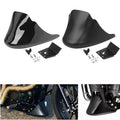 Motorcycle Black Front Bottom Spoiler Mudguard Air Dam Chin Fairing For Harley Sportster XL Iron - Automotive LED Light