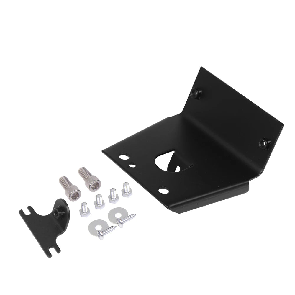 Motorcycle Black Front Bottom Spoiler Mudguard Air Dam Chin Fairing For Harley Sportster XL Iron - Automotive LED Light