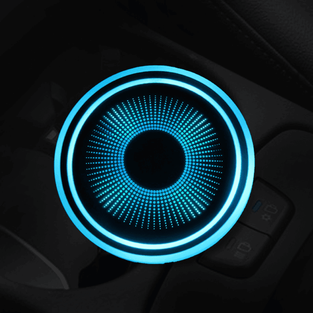 Universal Car LED Cup Holder Light