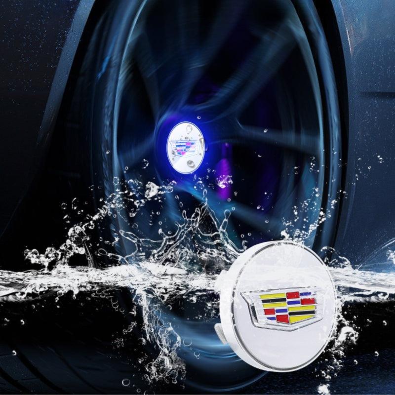 Suitable For Cadillac Magnetic Suspension Hub Caps & LED Suspension Luminous Wheel Hub Lights