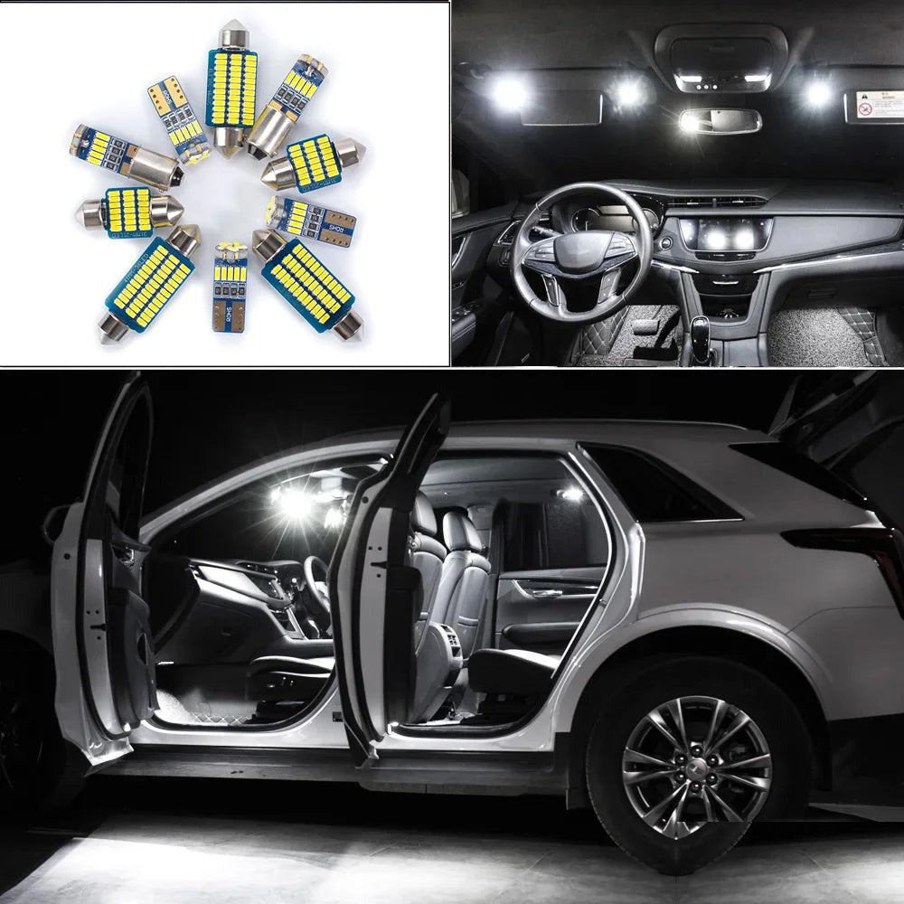 LED Interior Light Kit for Citroen C2 C3 C4 Xsara Picasso DS3 DS4 DS5 2000-2022 - Canbus Dome Map Door Trunk Bulbs | ...