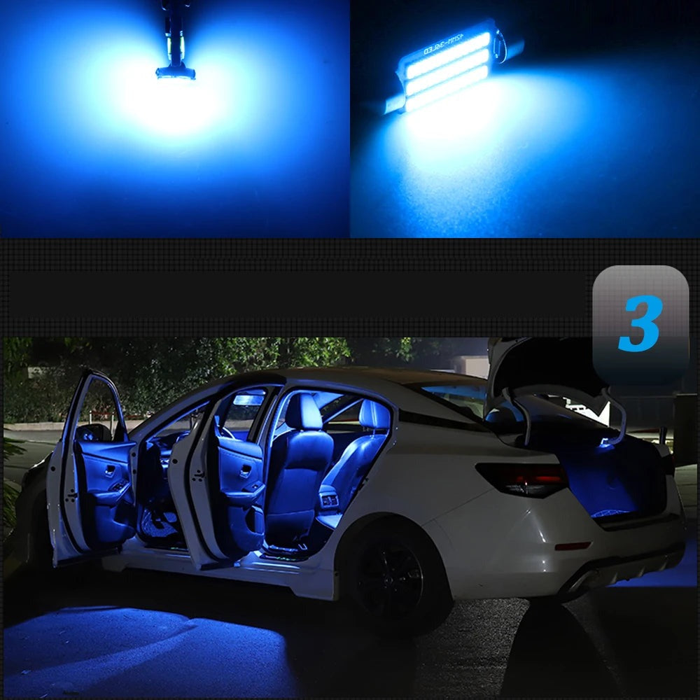 LED Interior Light Kit for Mitsubishi Lancer & Lancer EVO 2002-2007 - Canbus Dome Map Door Trunk Bulbs | AUTOKITSHOP