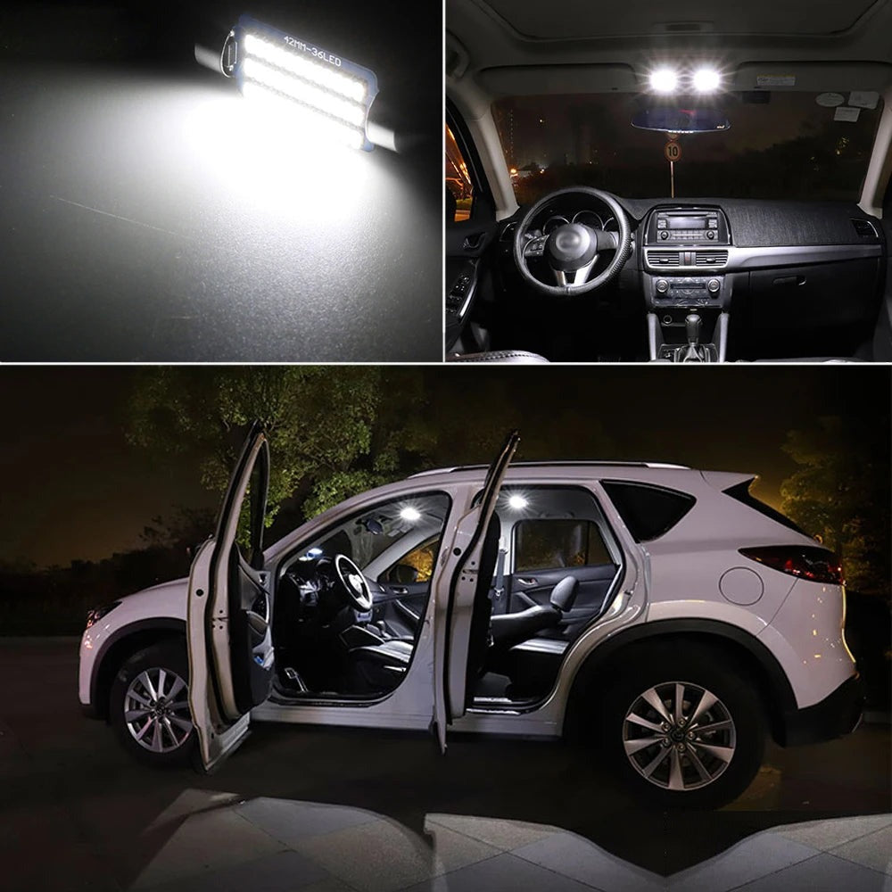 LED Interior Light Kit for Audi A3 8P 8V 8L A4 B5 B6 B7 B8 A5 8T A6 C5 C6 C7 A7 A8 D2 D3 A1 8X A2 Q3 Q5 Q7 - Canbus E...