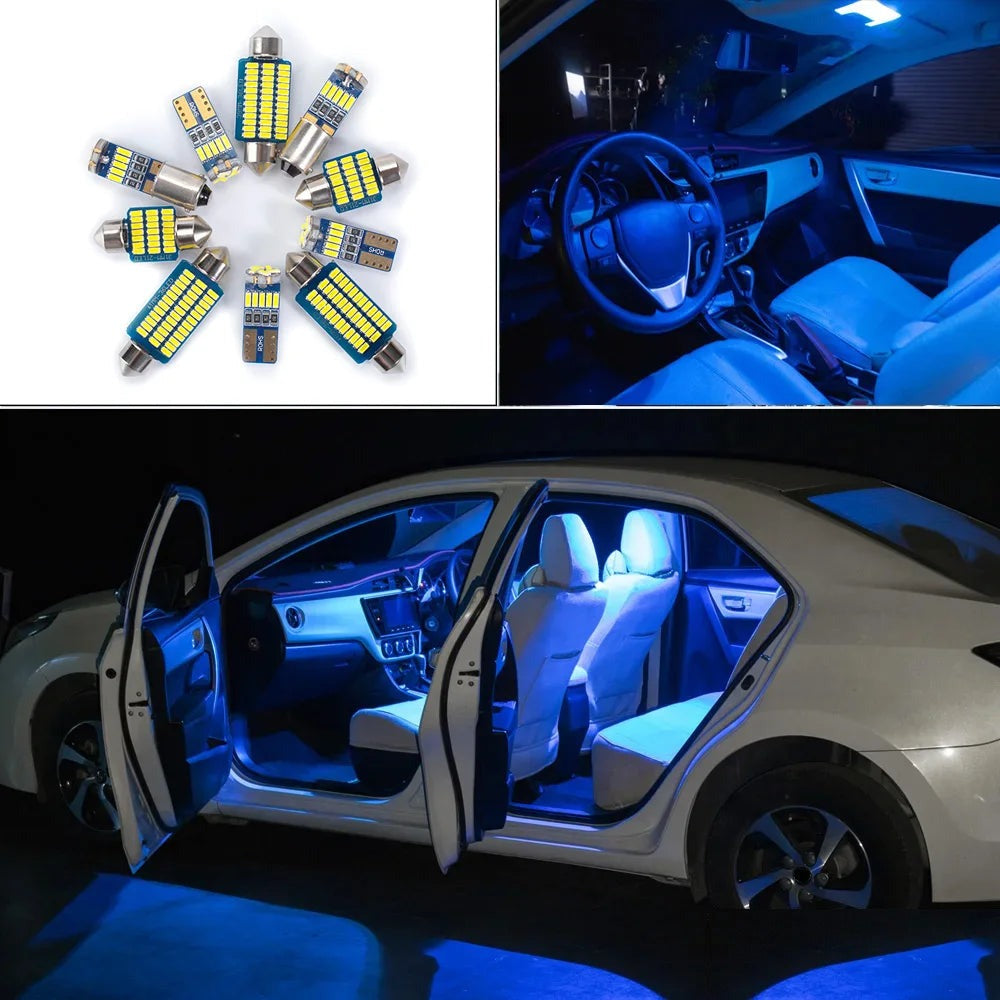LED Interior Light Kit for Ford Fiesta MK4 MK5 MK6 MK7 MK8 1995-2018 - Canbus Dome Map Door Trunk Bulbs | AUTOKITSHOP