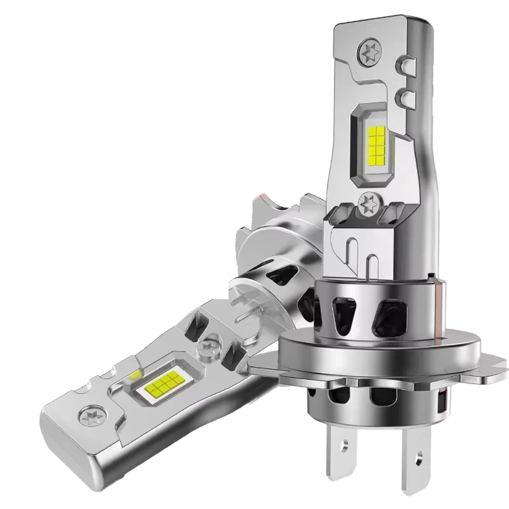 2Pc 5000W High Power H7 H4 LED Bulb Turbo Headlight 6500K 5000000LM 12V 24V CSP Powerful Best H4 LED Diode approved H7 Mini Lamp